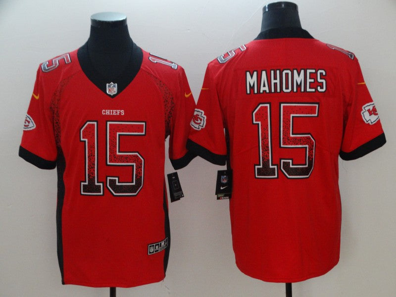 Men's Kansas City Chiefs Patrick Mahomes Red Game Player Jerseys