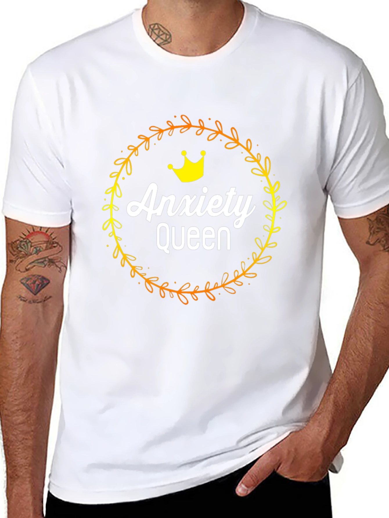 Anxiety Queen Graphic T-Shirt - Trendy Womens Tee