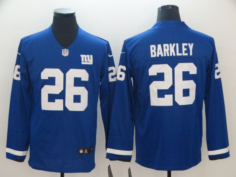 Men's New York Giants Saquon Barkley #26 Blue Game Player Jerseys
