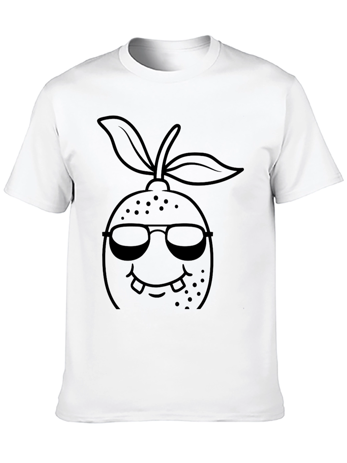 Cool Citrus Graphic Tee - Black