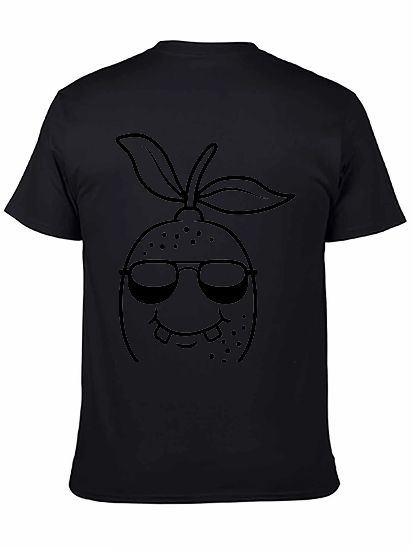 Cool Citrus Graphic Tee - Black