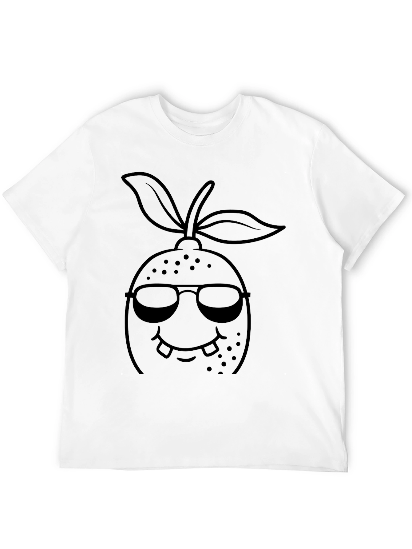 Cool Citrus Graphic Tee - Black