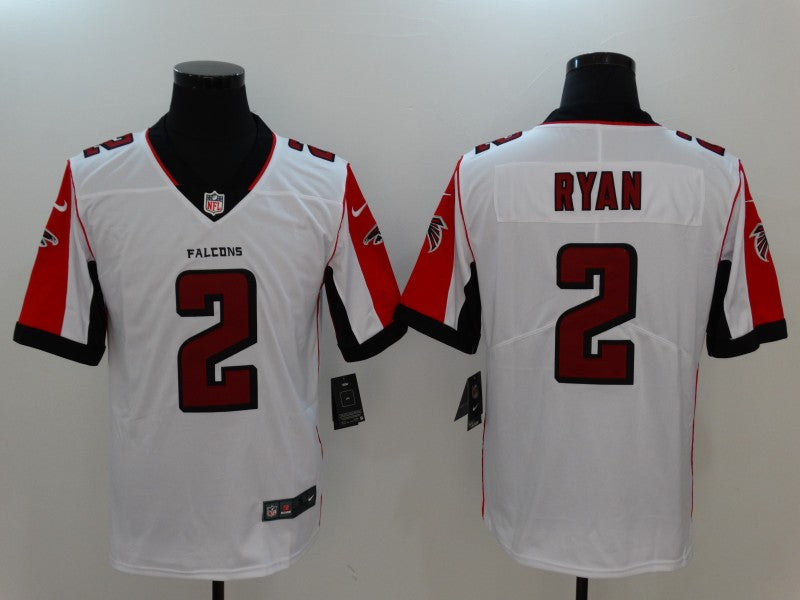 Men's Atlanta Falcons Matt Ryan #2 White Game Jerseys