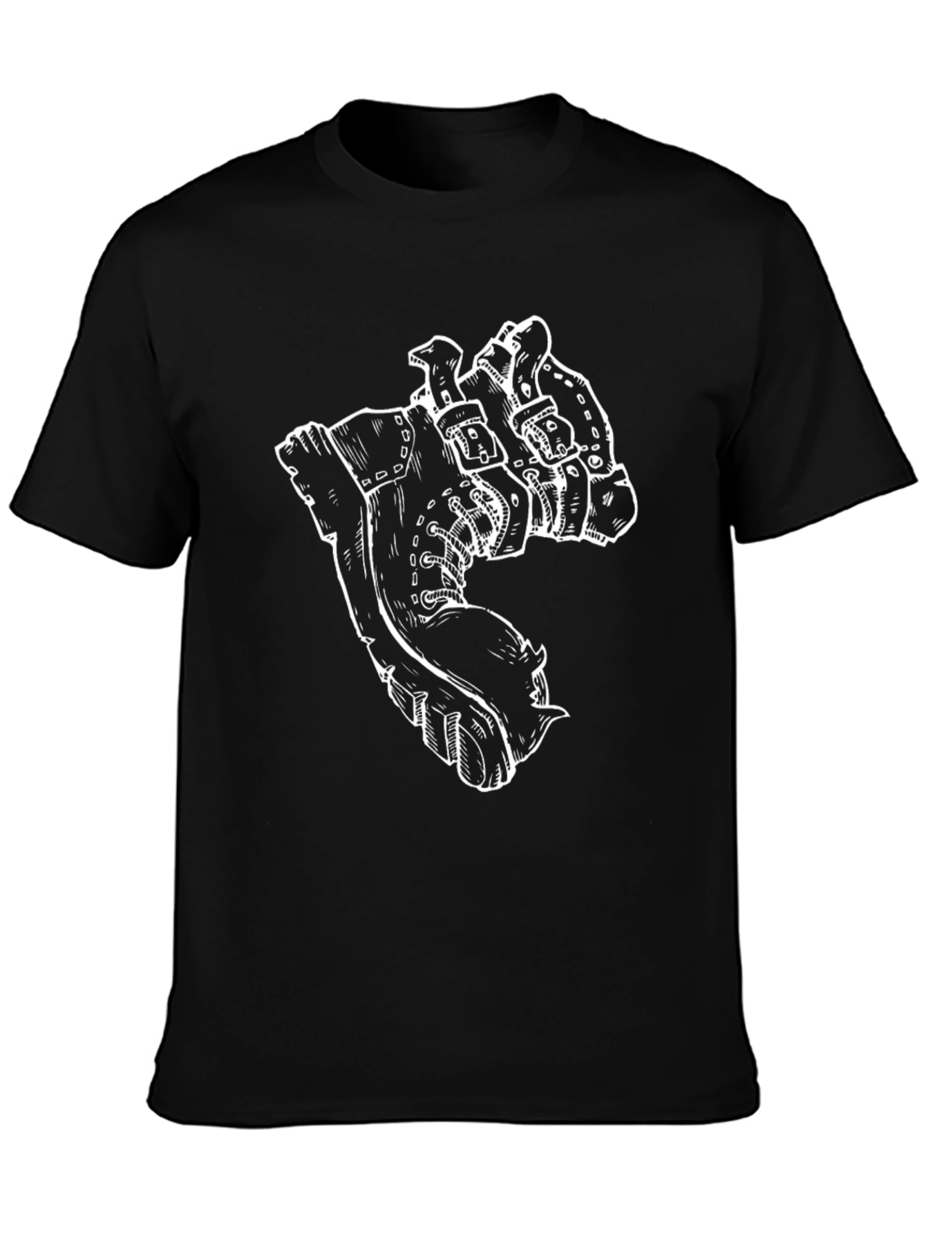 Black Boot Graphic T-Shirt