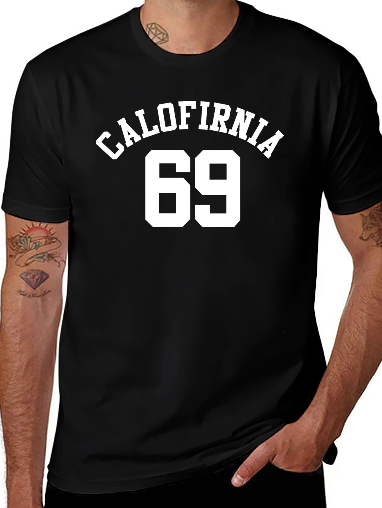 Calofirnia 69 T-Shirt - Black Cotton Tee