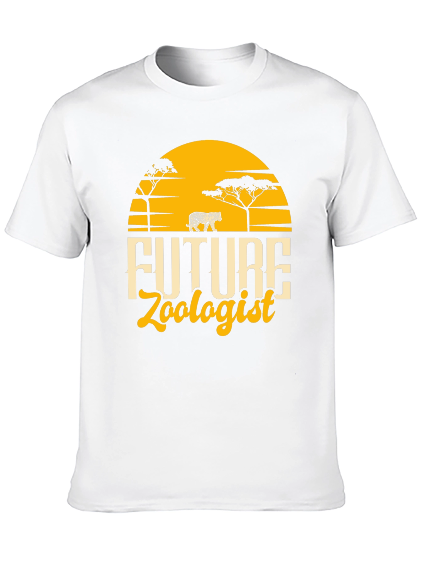 Future Zoologist Black Graphic T-Shirt