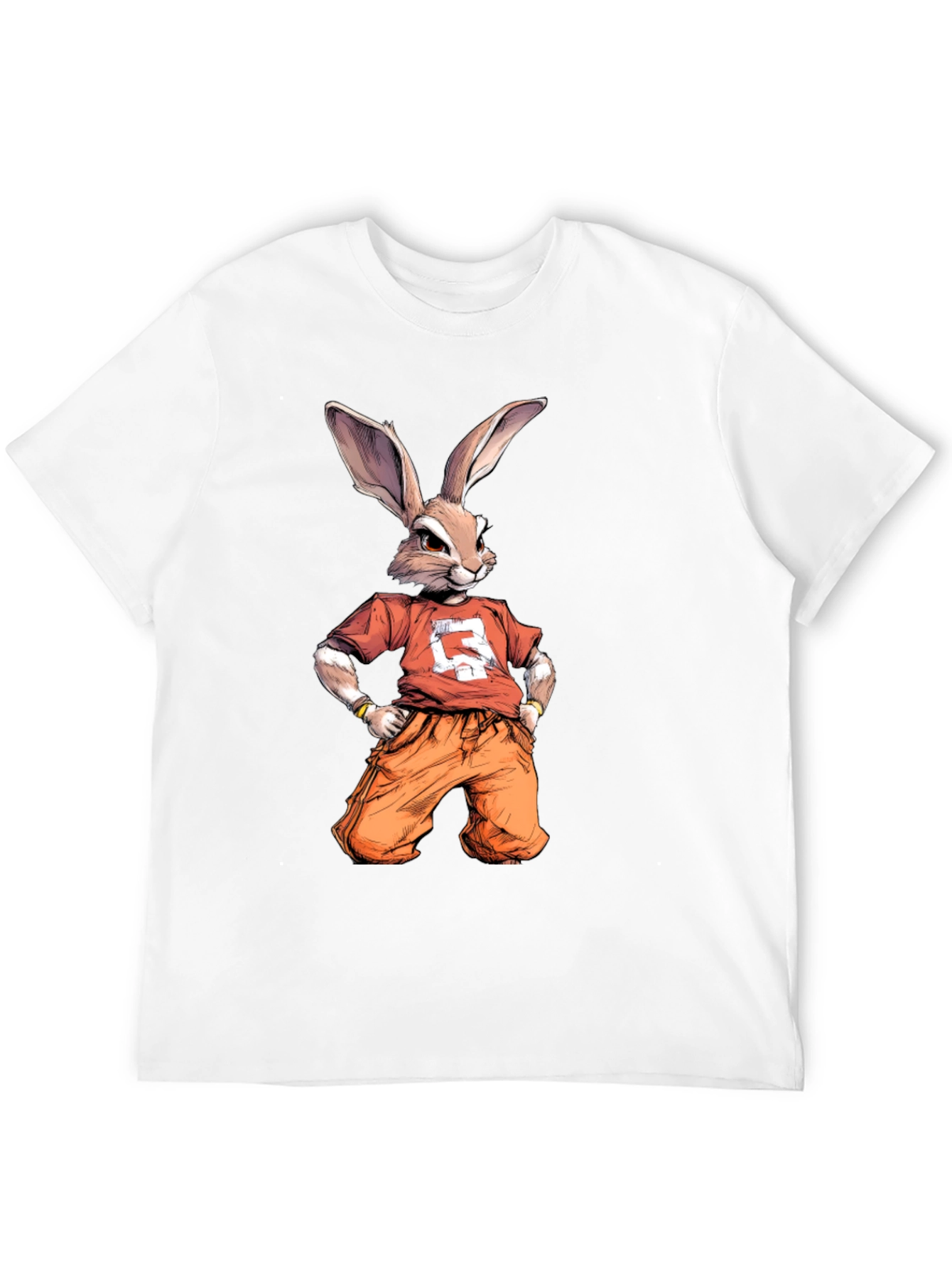 Cool Rabbit Graphic T-Shirt - Urban Streetwear Style