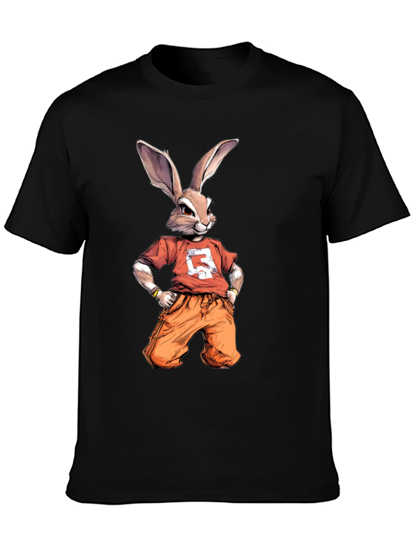 Cool Rabbit Graphic T-Shirt - Urban Streetwear Style
