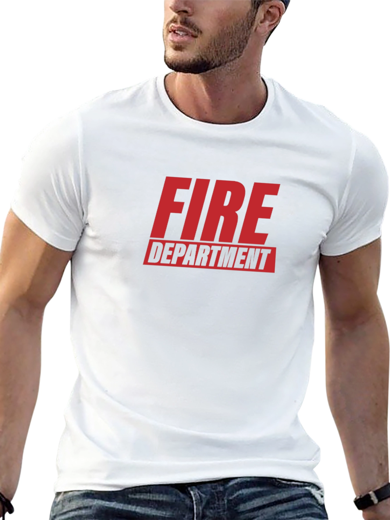 Fire Department Graphic Tee - Black