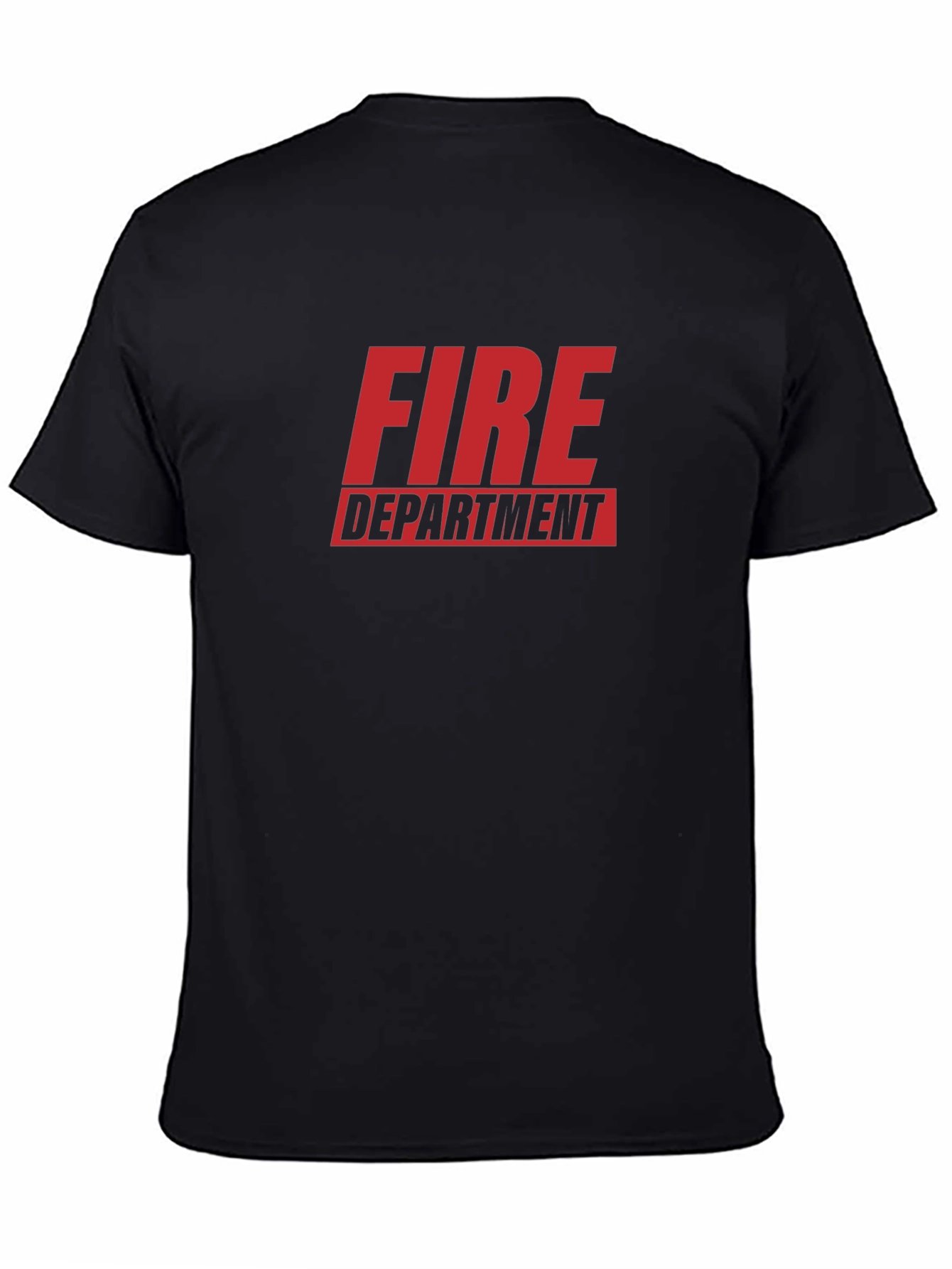 Fire Department Graphic Tee - Black