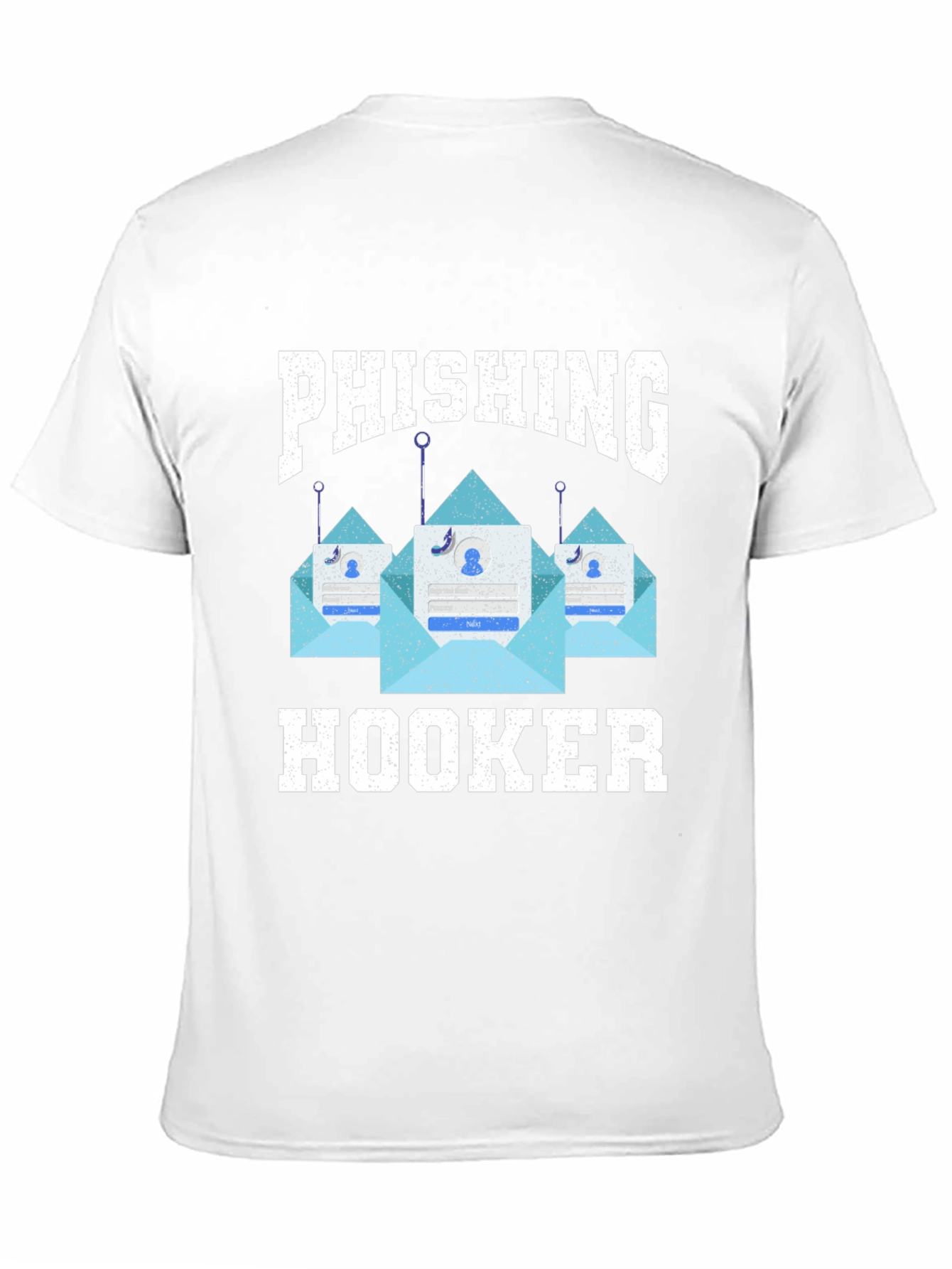 Phishing Hooker T-Shirt - Black Graphic Tee
