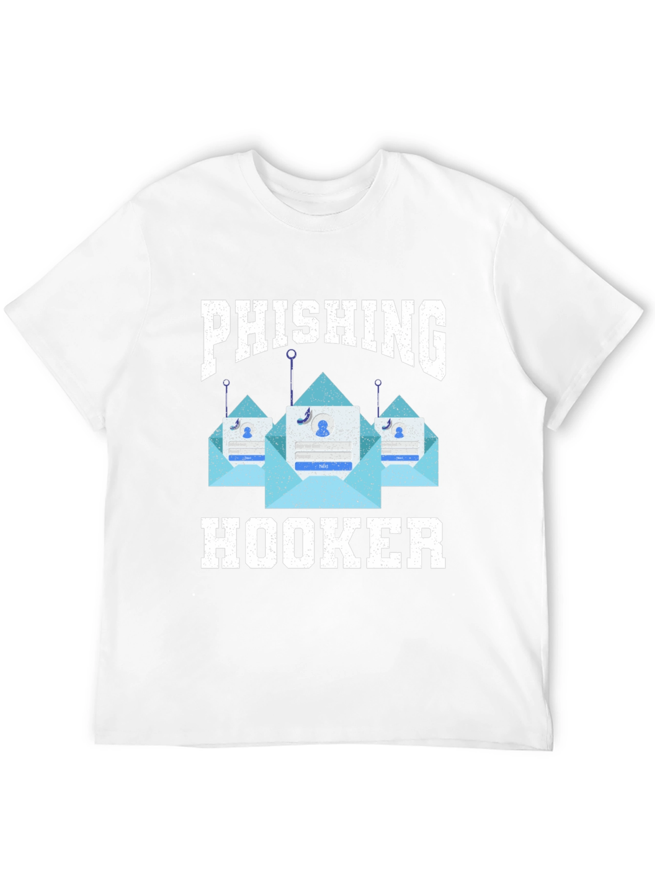 Phishing Hooker T-Shirt - Black Graphic Tee