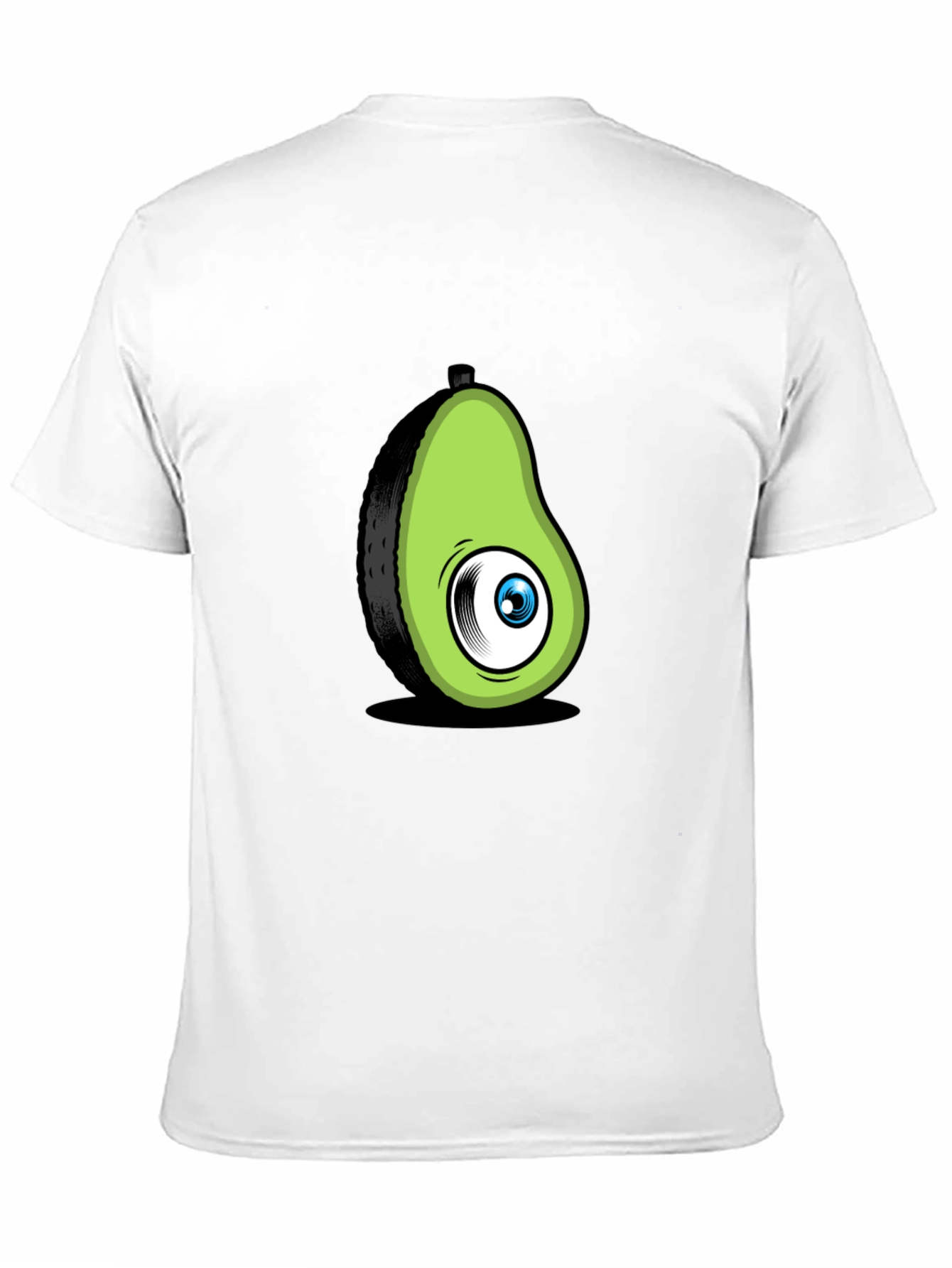 Avocado Eye Black T-Shirt Funny Graphic Tee