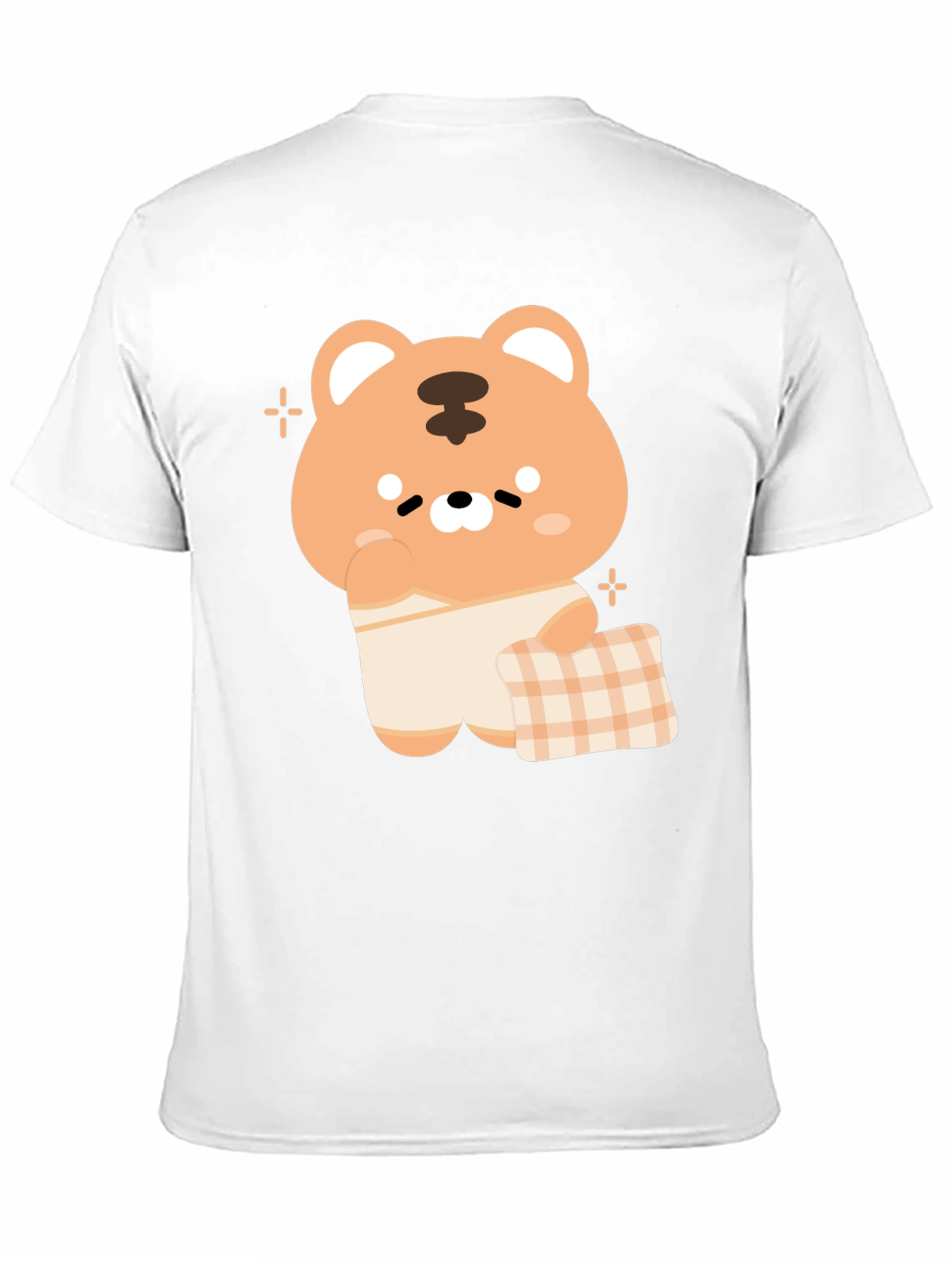 Cute Tiger Graphic Tee - Black