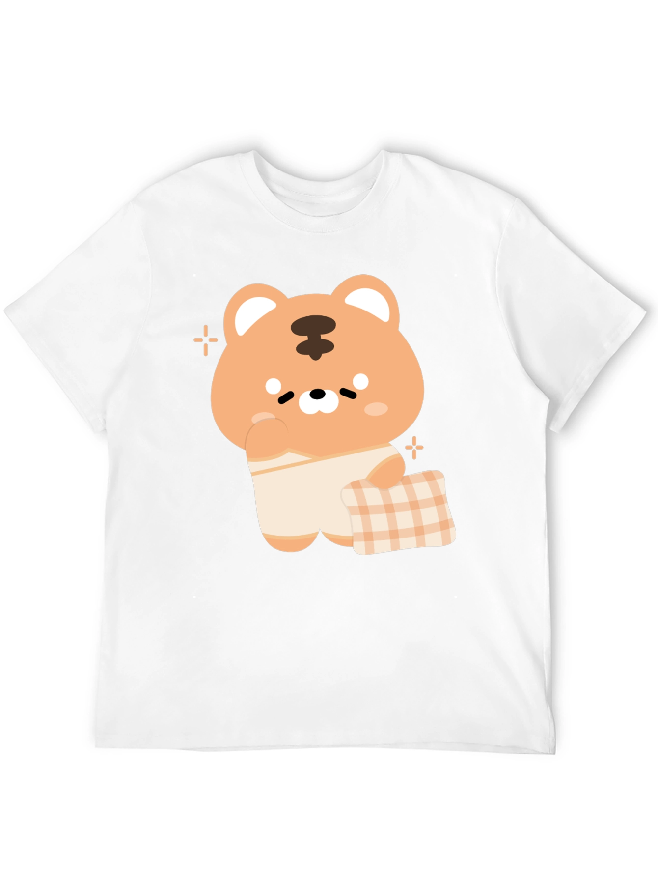 Cute Tiger Graphic Tee - Black