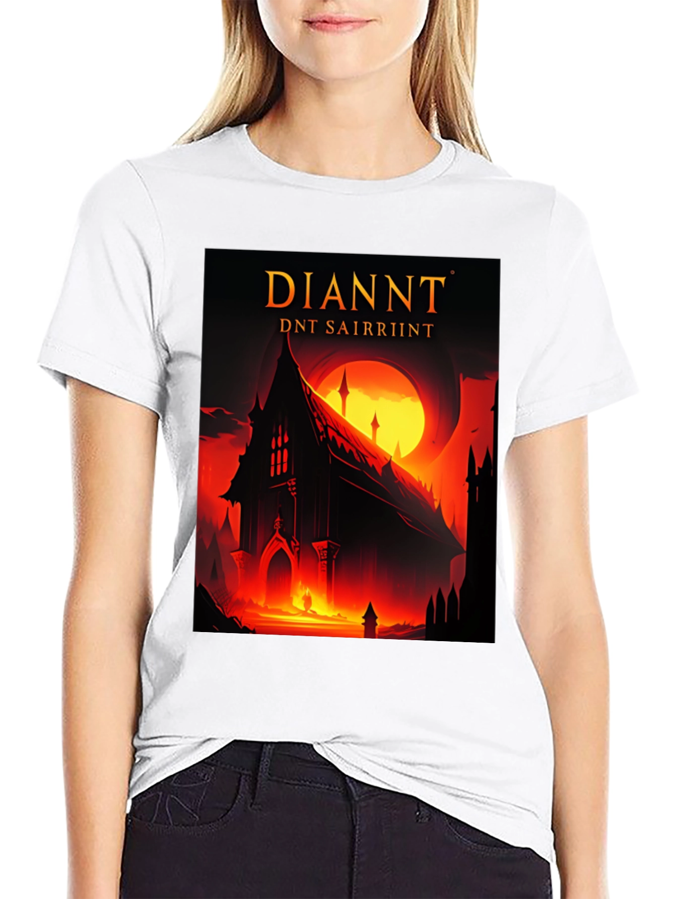 DIANNT Graphic Tee - Dark Fantasy Design