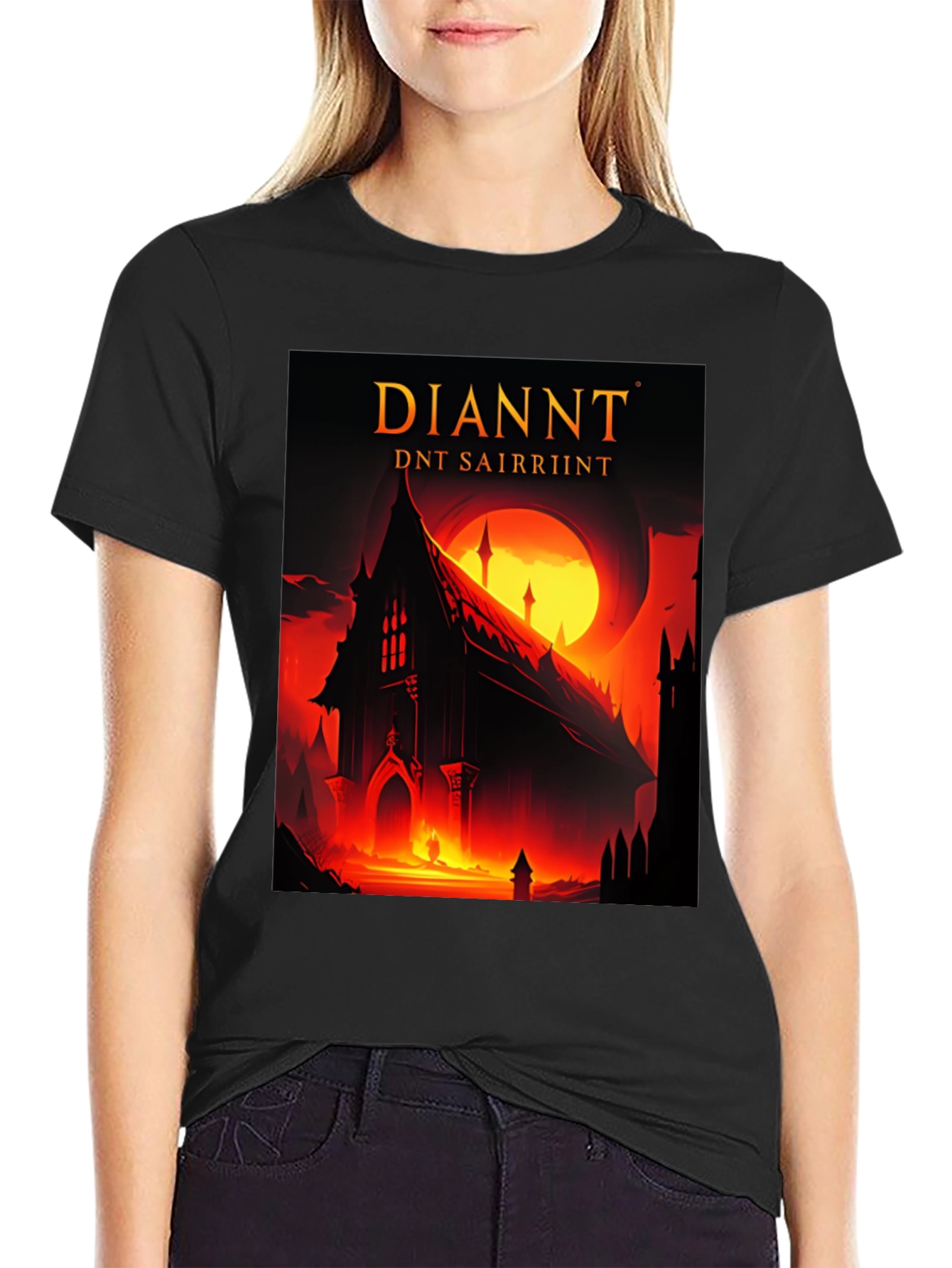DIANNT Graphic Tee - Dark Fantasy Design