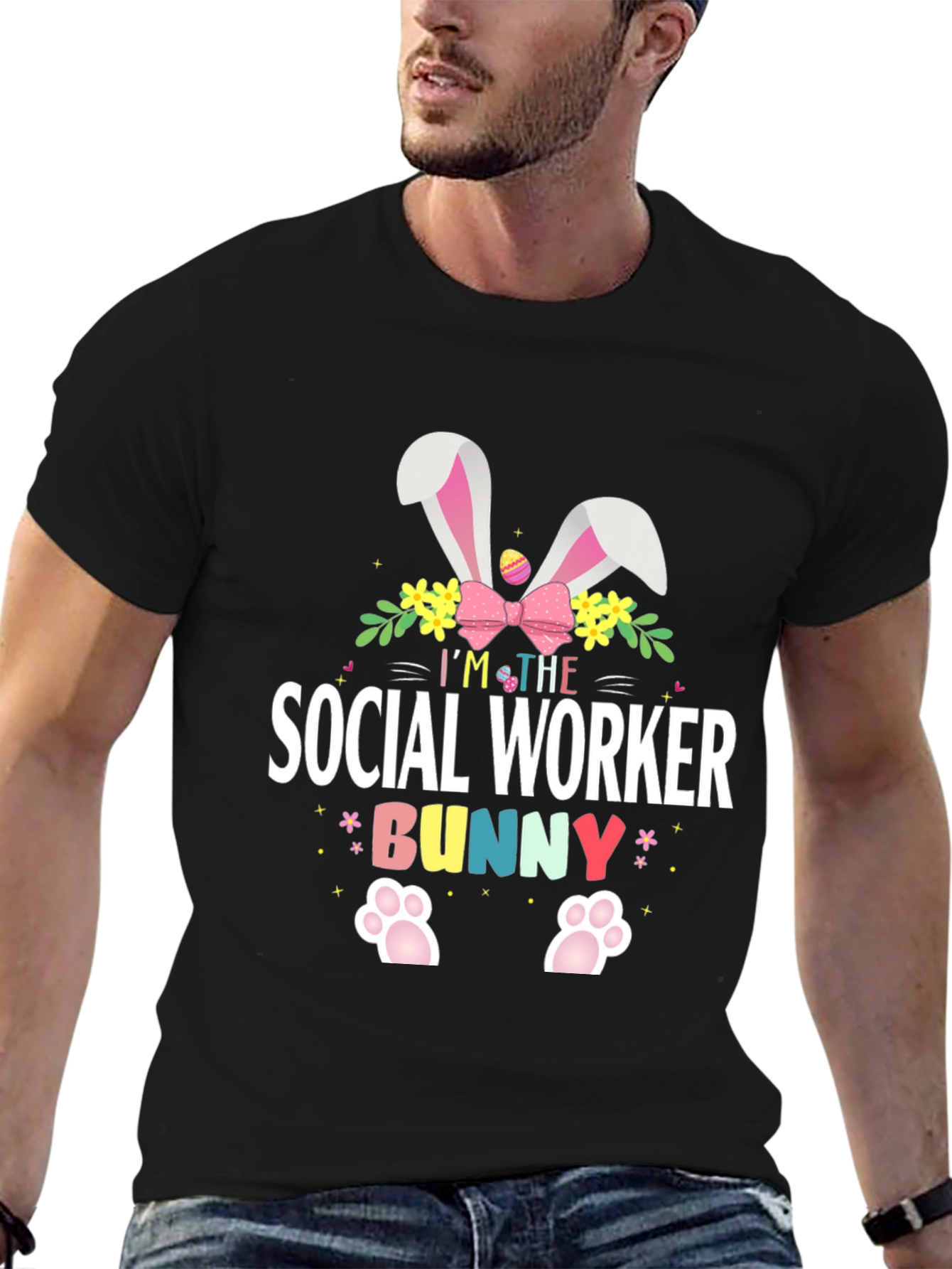 Social Worker Bunny Easter T-Shirt