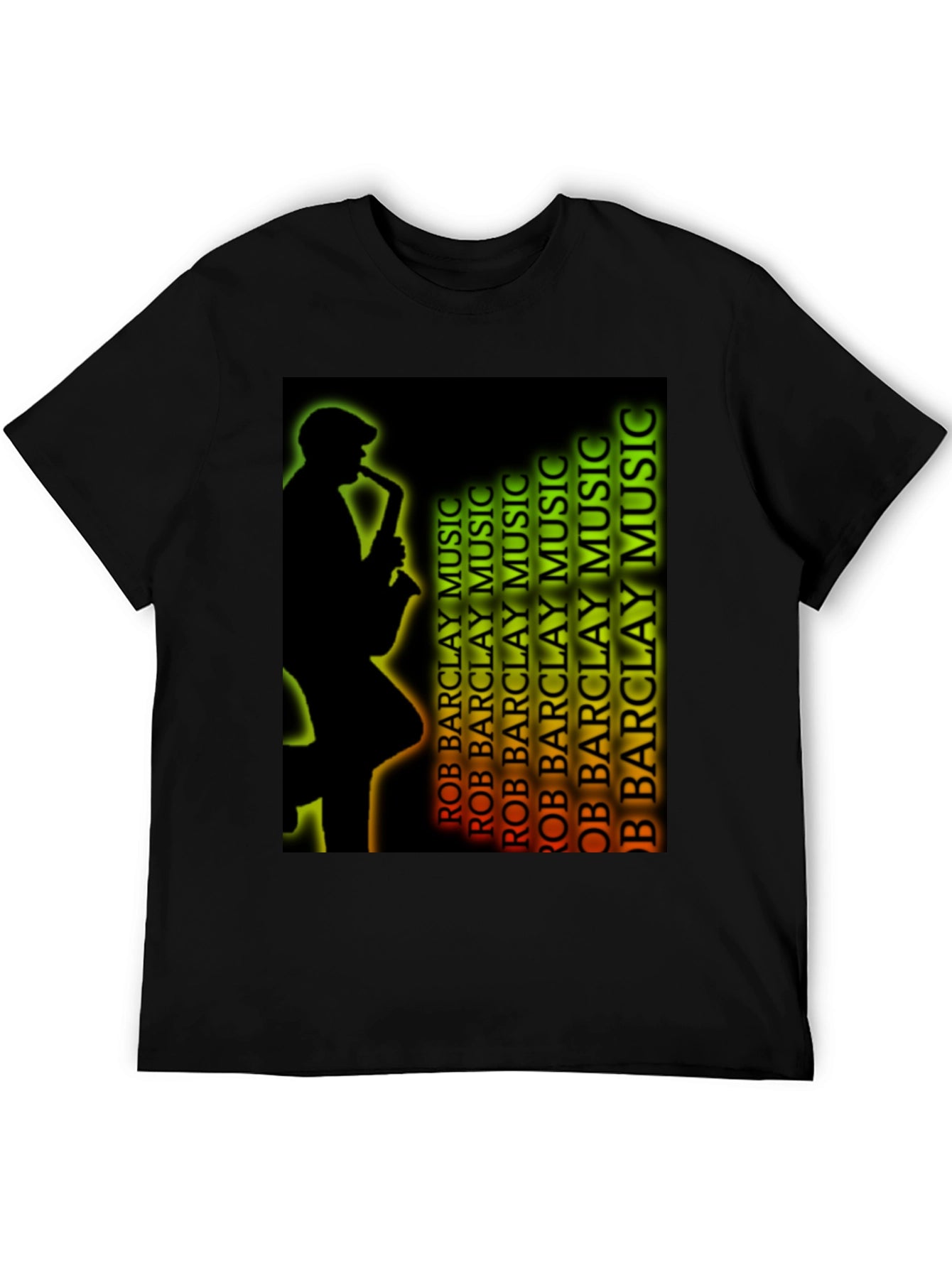 Saxophone Player Graphic T-Shirt - Music Lover Tee