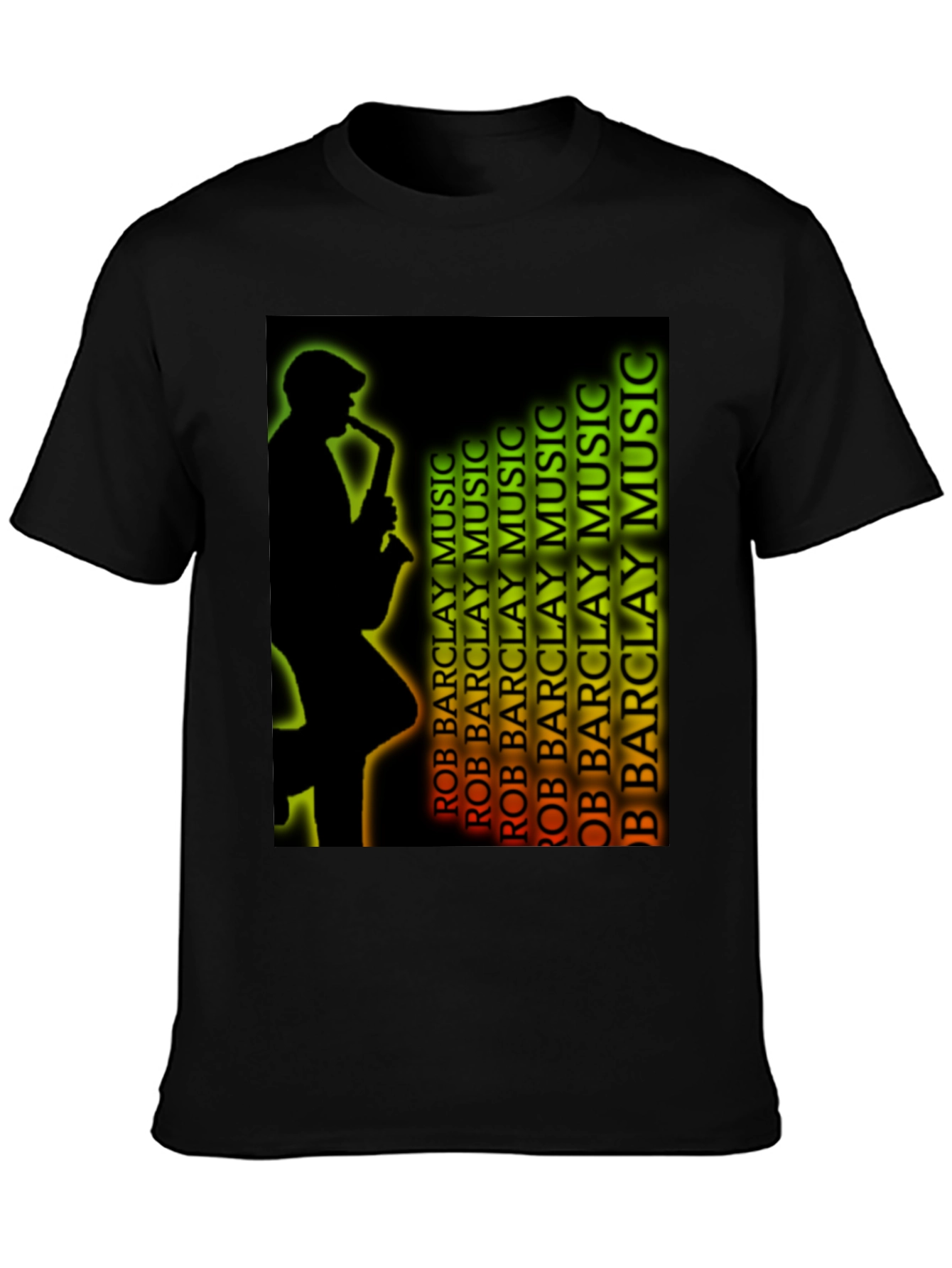 Saxophone Player Graphic T-Shirt - Music Lover Tee