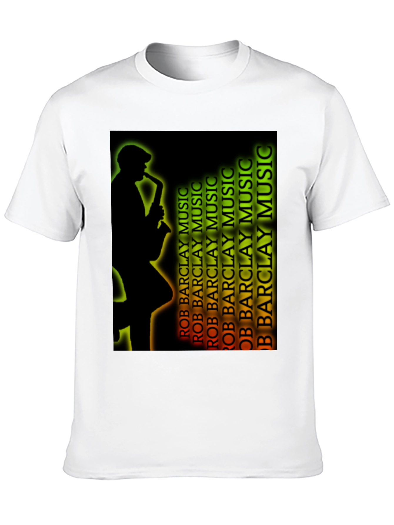 Saxophone Player Graphic T-Shirt - Music Lover Tee