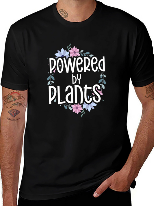 Powered by Plants T-Shirt - Vegan Tee