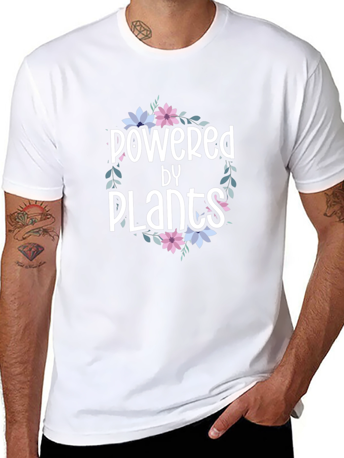 Powered by Plants T-Shirt - Vegan Tee