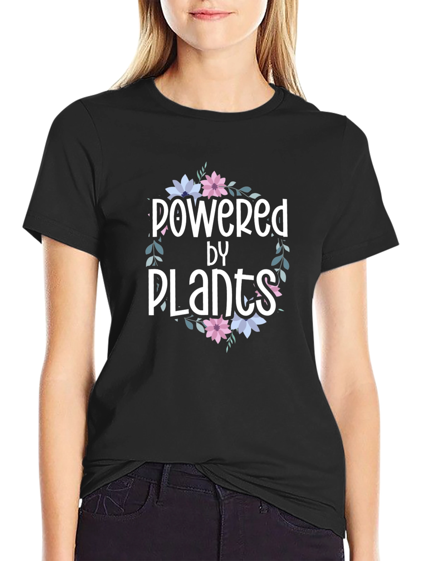 Powered by Plants T-Shirt - Vegan Tee