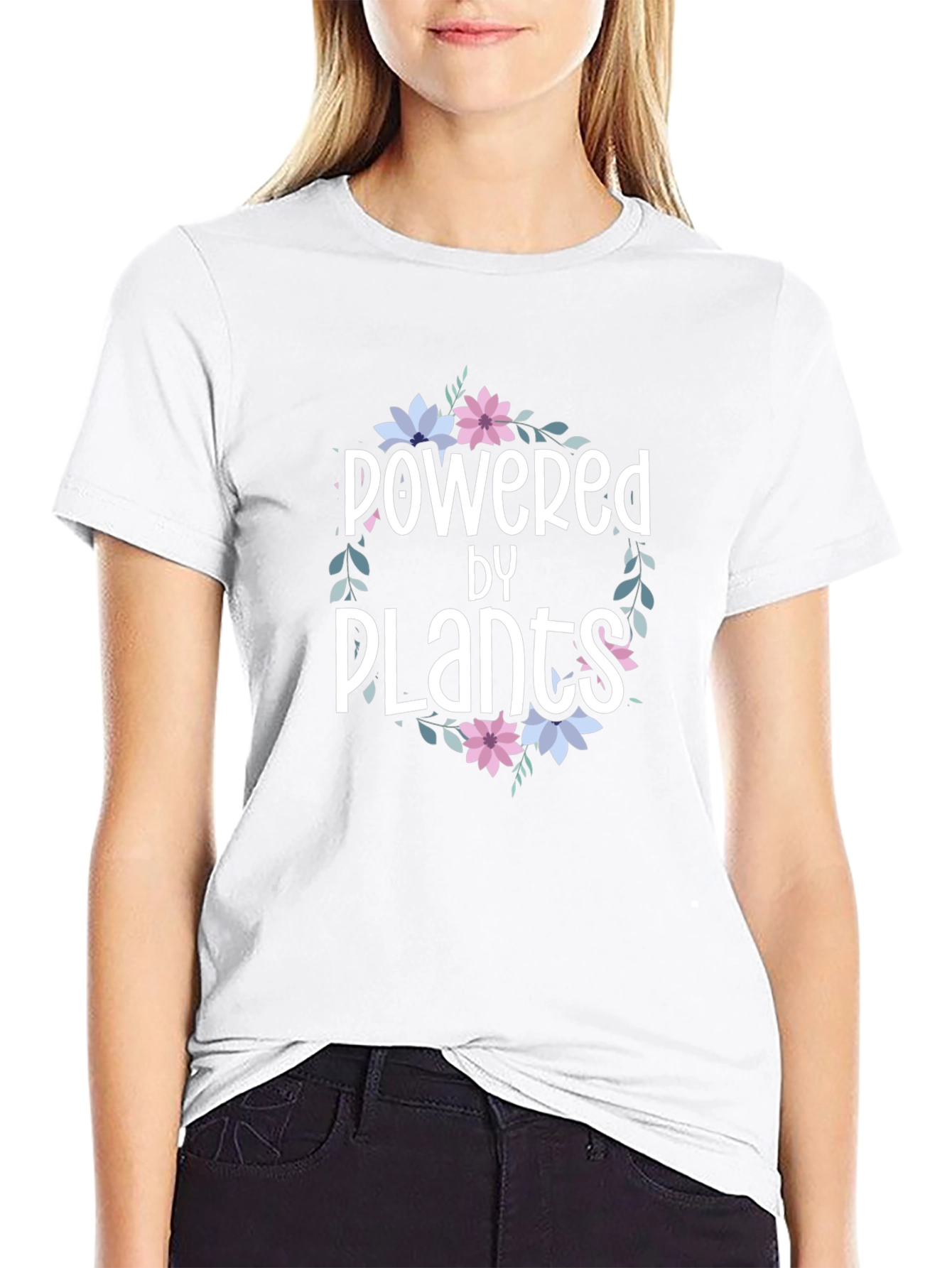 Powered by Plants T-Shirt - Vegan Tee