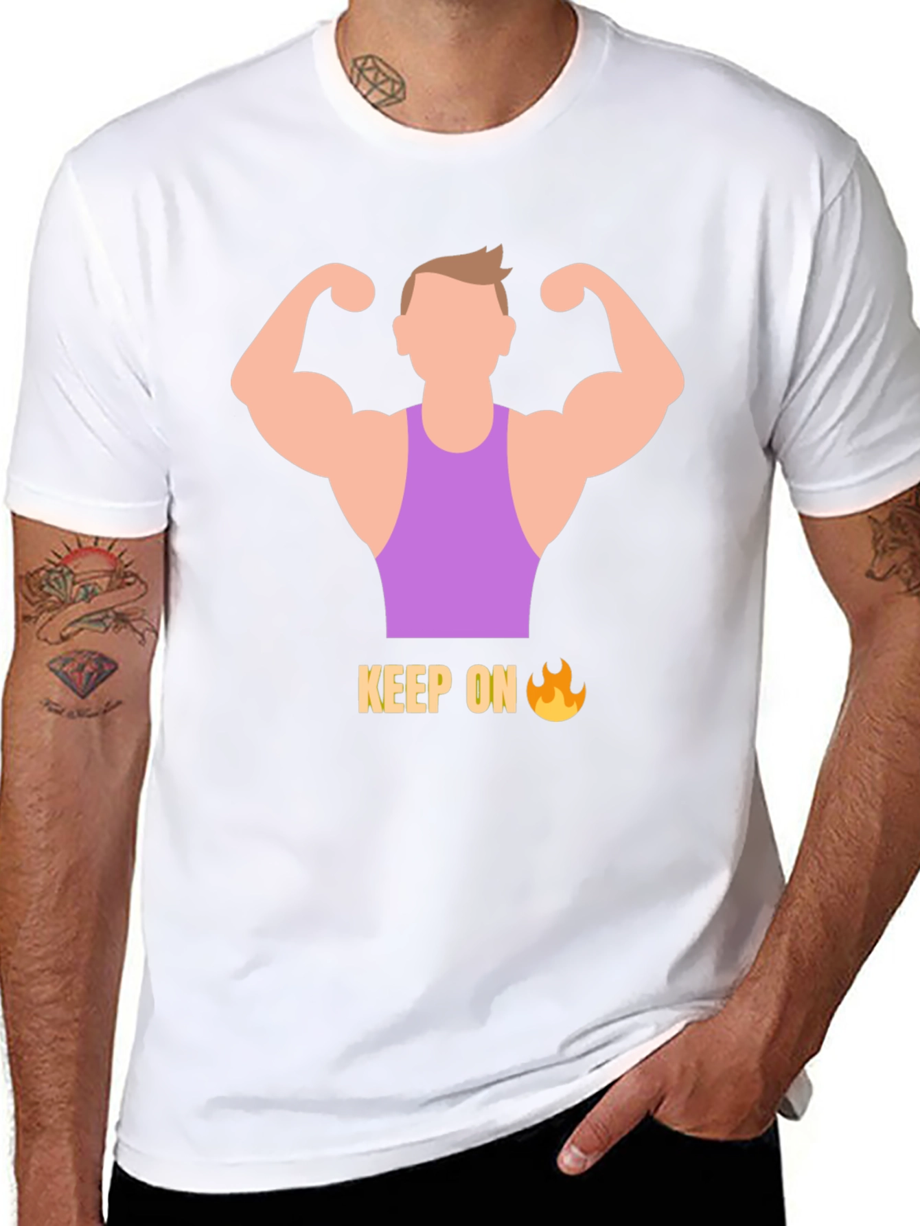 Keep On Fire Graphic T-Shirt