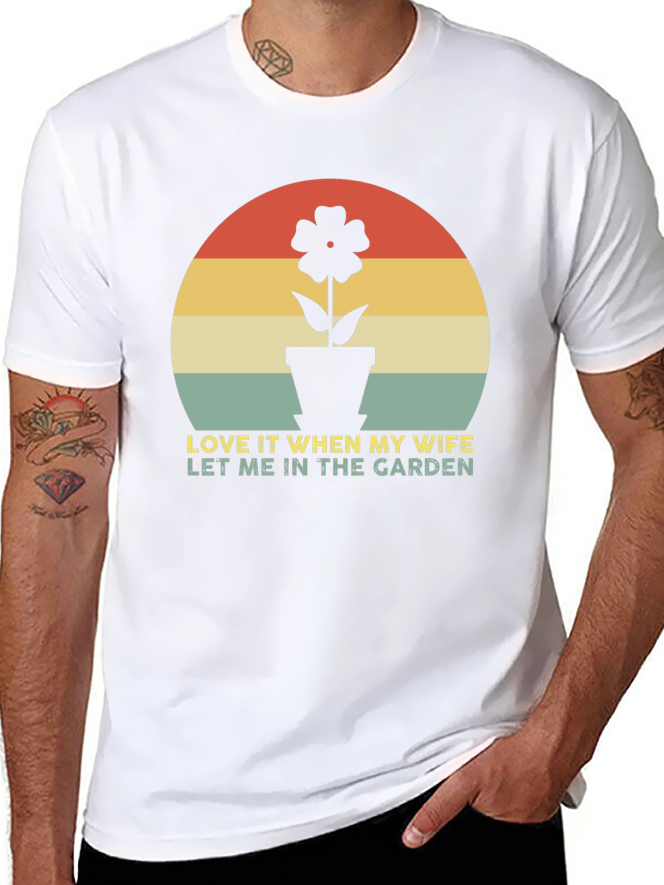 Gardening Lover T-Shirt: Happy Wife Happy Life!