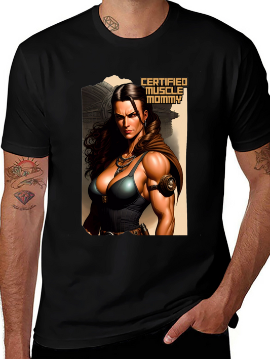 Certified Muscle Mommy Graphic Tee
