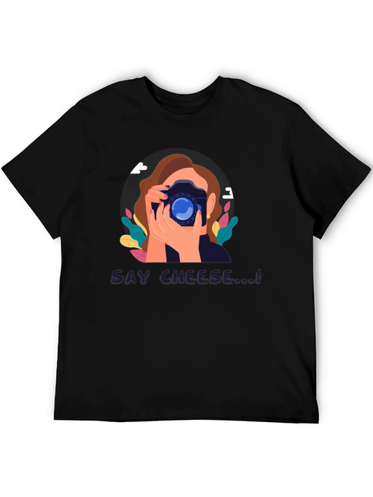 Say Cheese Graphic T-Shirt