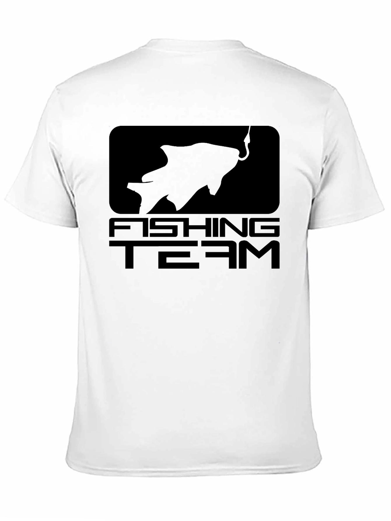 Fishing Team Graphic Black T-Shirt