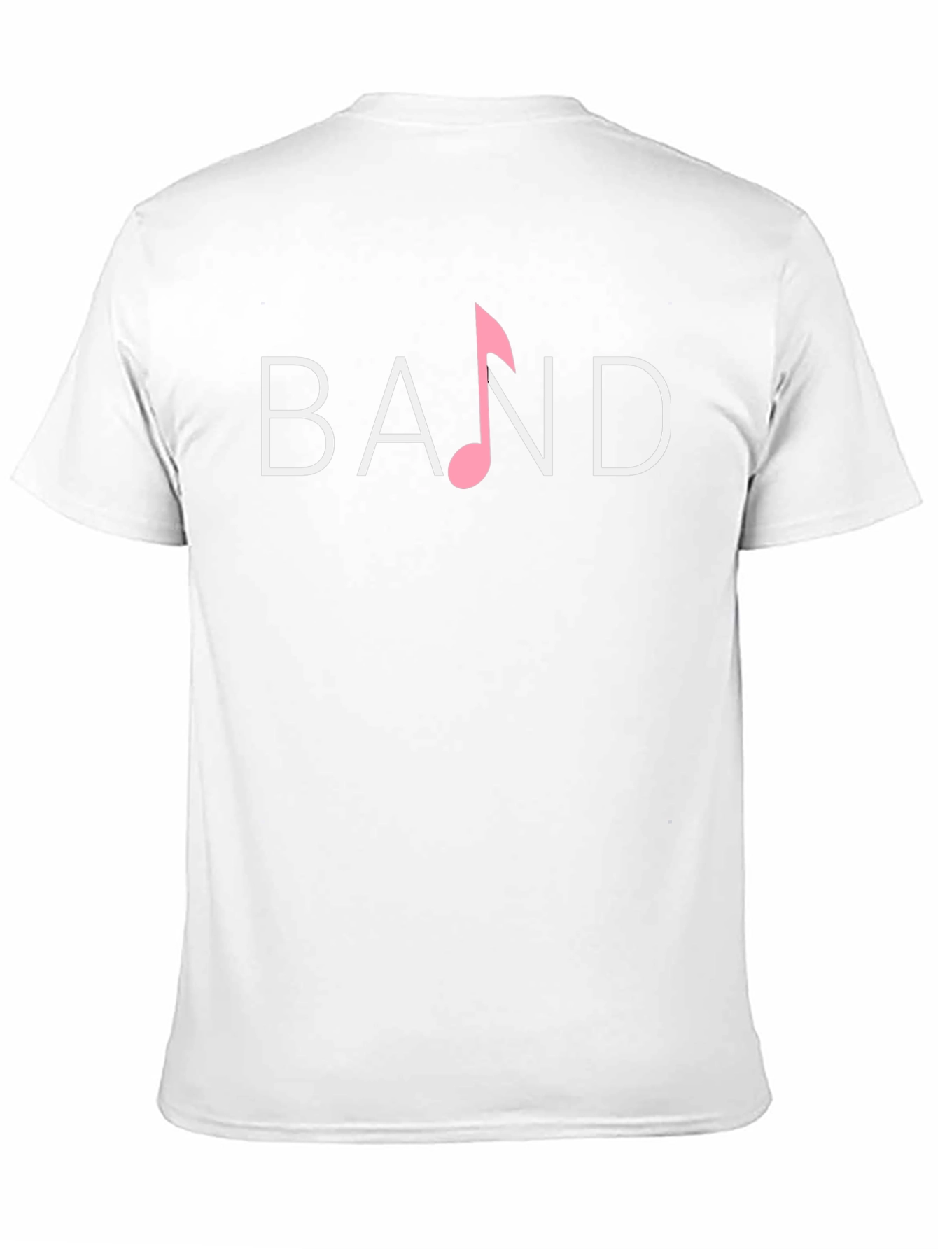 Band Music Note Graphic Tee - Classic Black T-Shirt