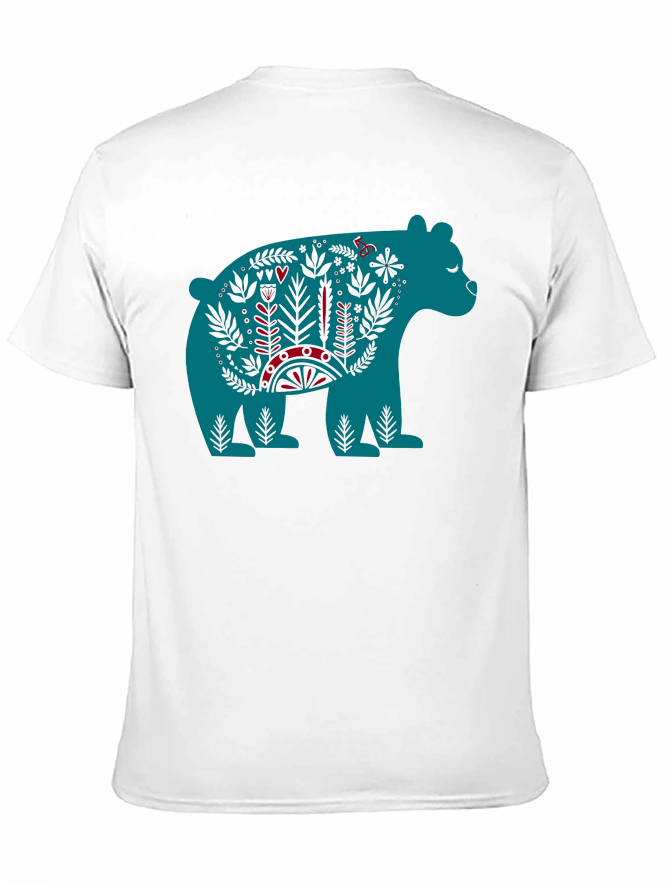 Folklore Bear Graphic Tee - Unique Design