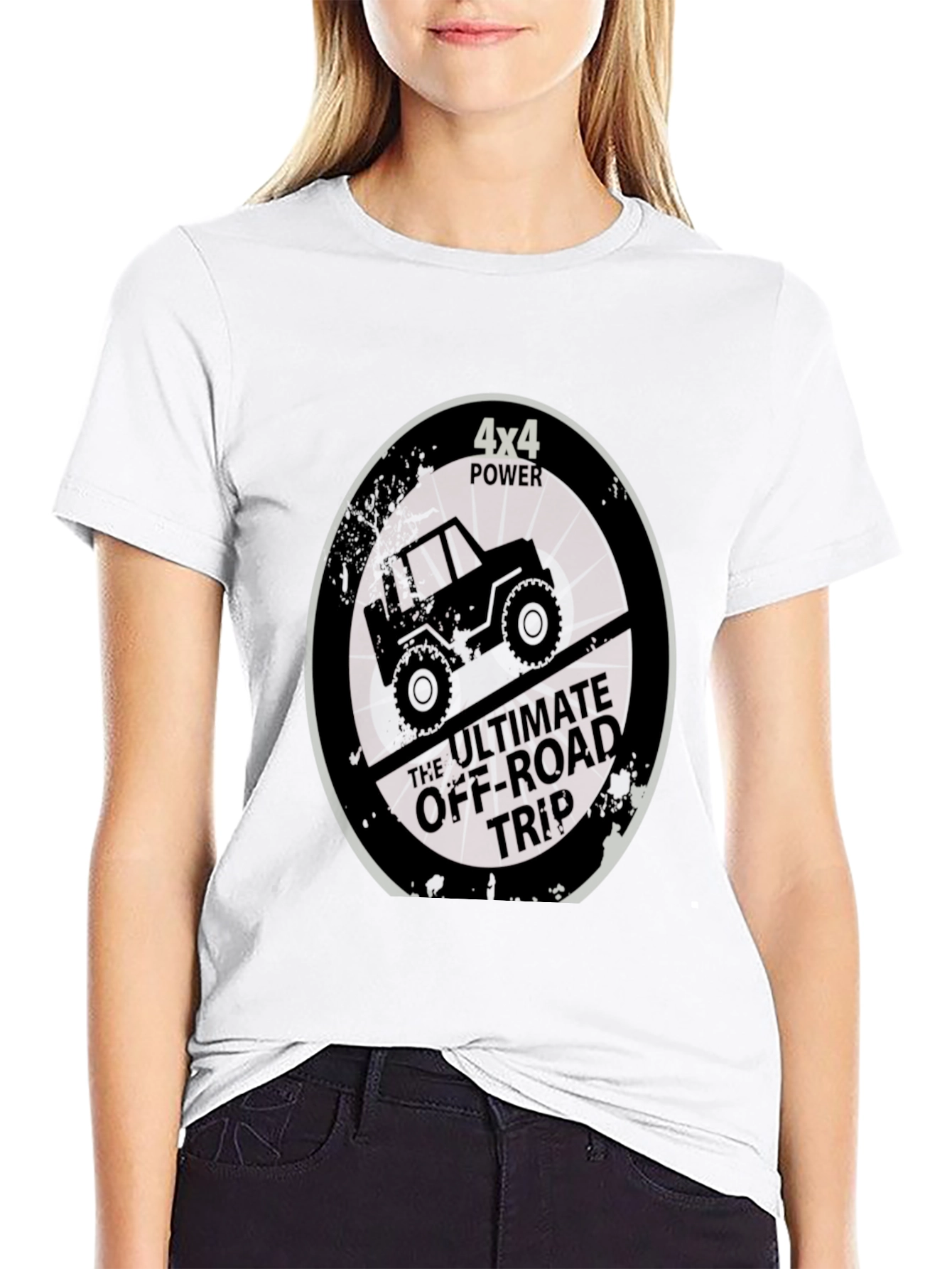 4x4 Off-Road Trip Black T-Shirt