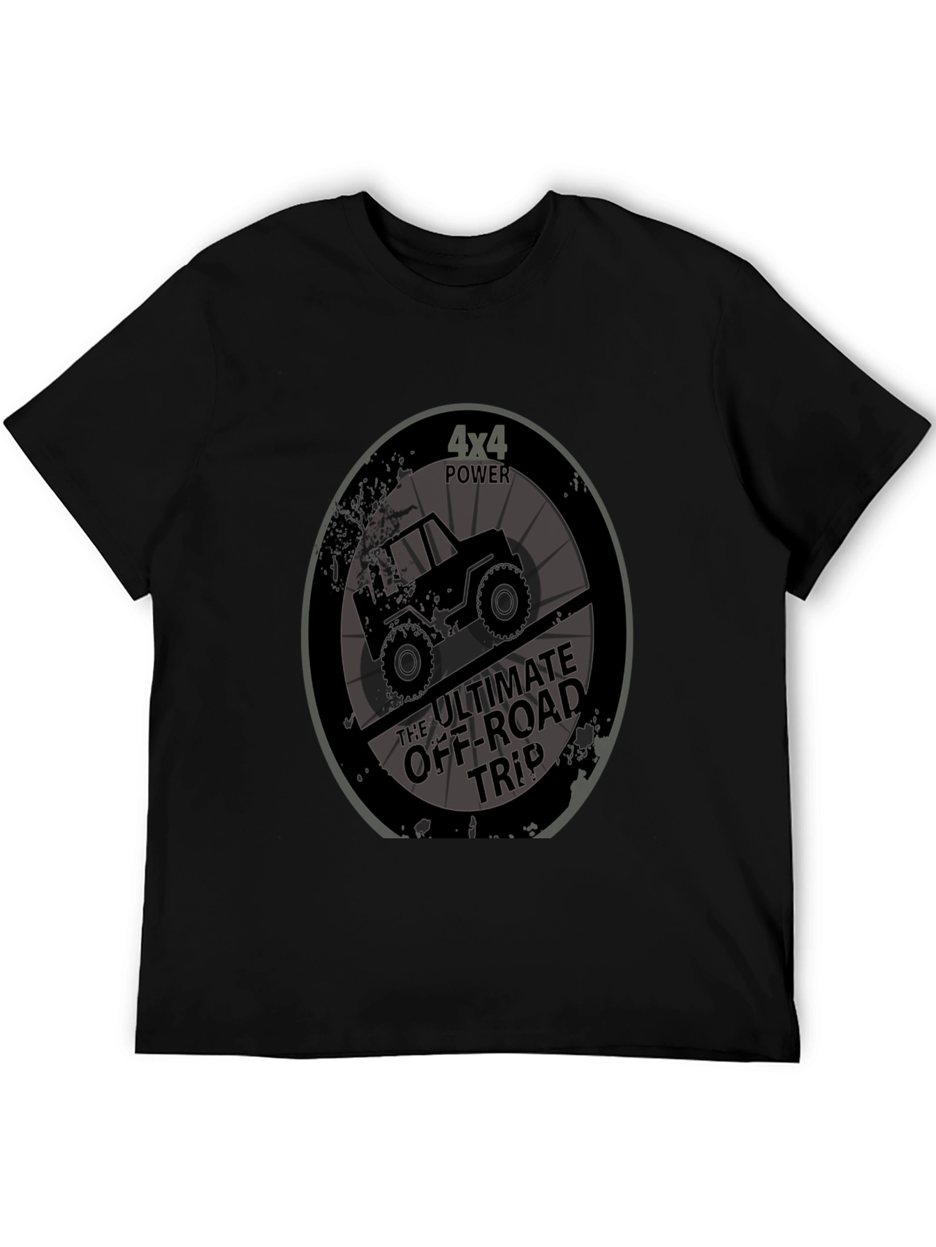 4x4 Off-Road Trip Black T-Shirt