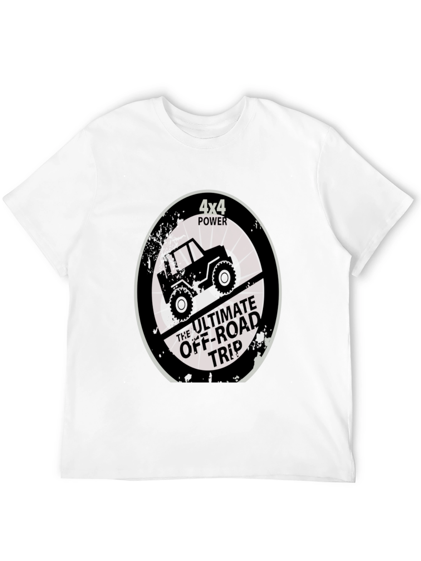 4x4 Off-Road Trip Black T-Shirt