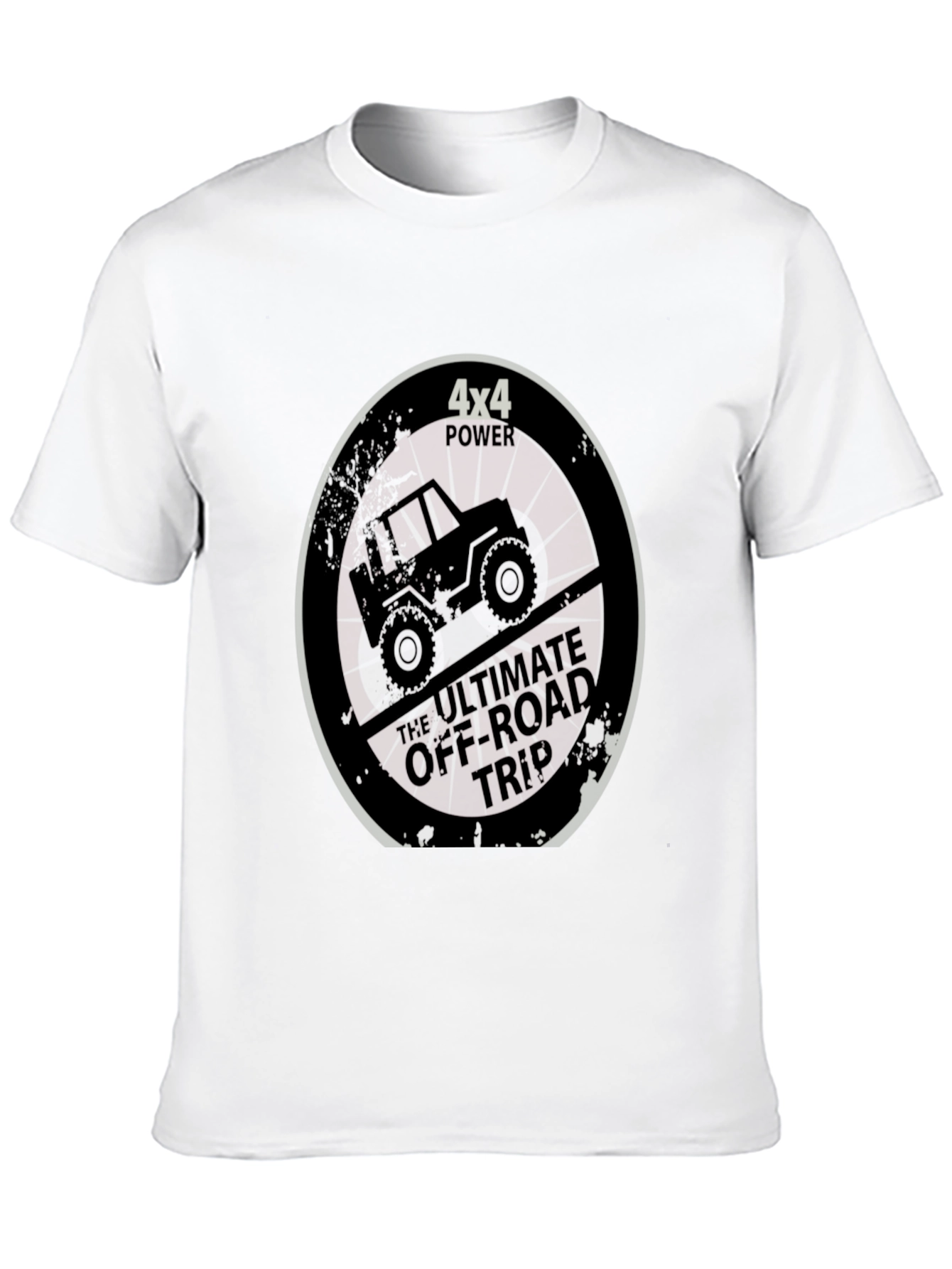 4x4 Off-Road Trip Black T-Shirt