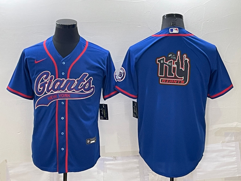 Men's New York Giants Blue Game Jerseys