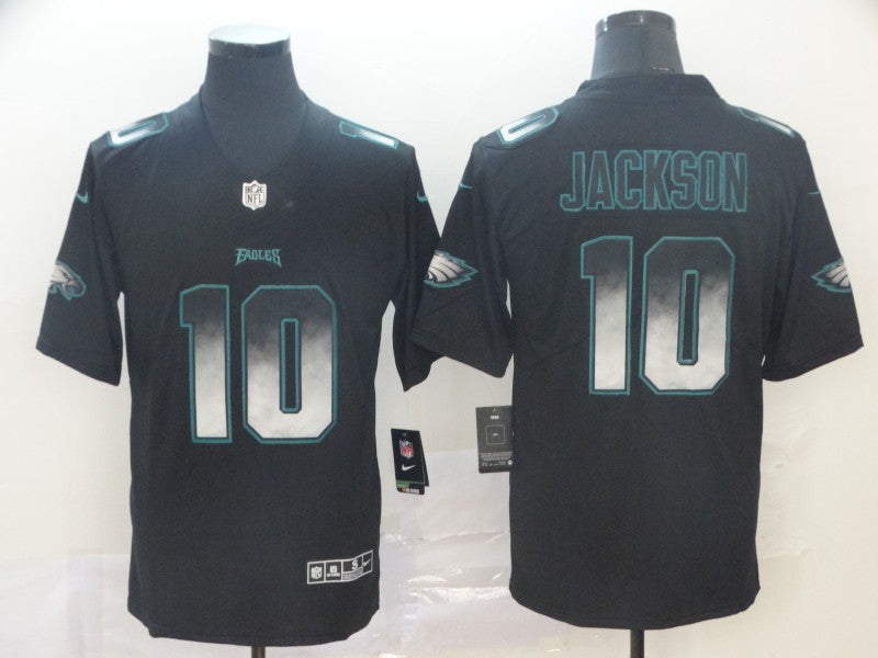 Men's Philadelphia Eagles #10 Desean Jackson Black Game Jerseys