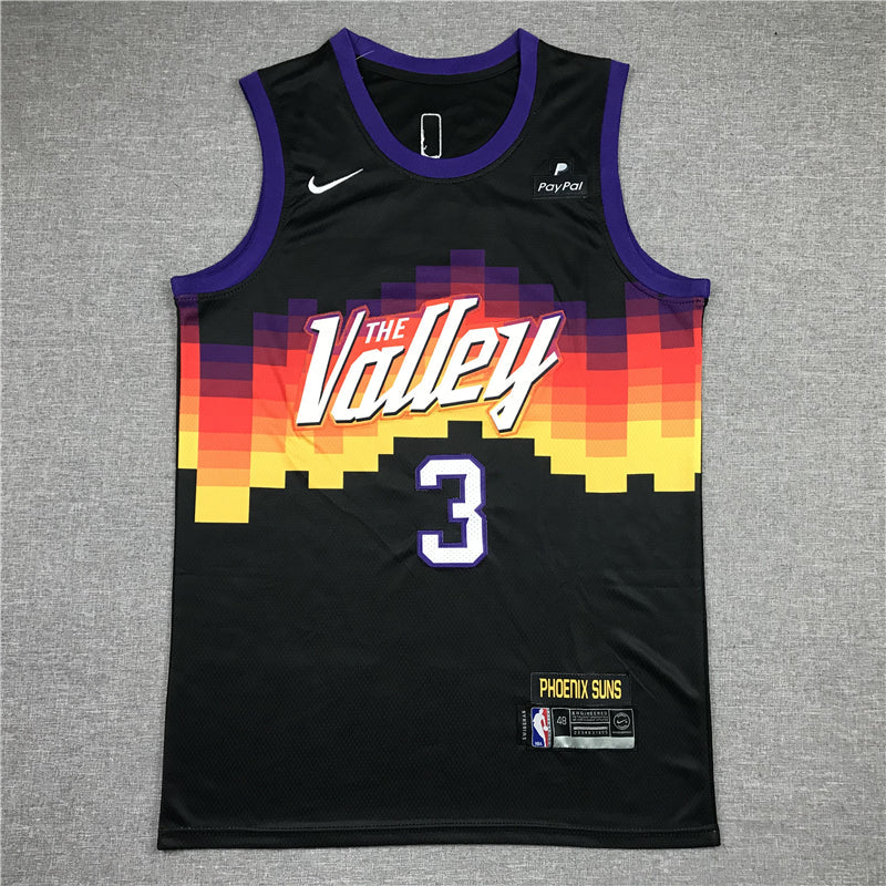 Men's Phoenix Suns Chris Paul #3 Black 2020/21 Swingman Jerseys