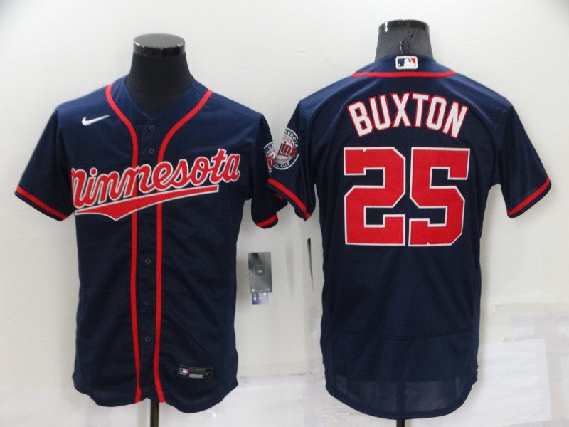 Men's Minnesota Twins Byron Buxton #25 Navy Replica Player Jerseys