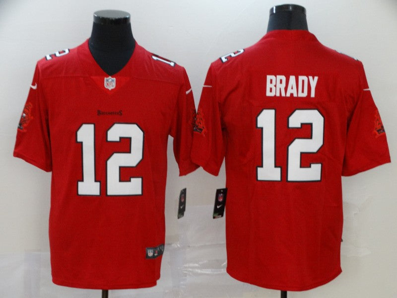Men's Tampa Bay Buccaneers Tom Brady #12 Red Game Player Jerseys