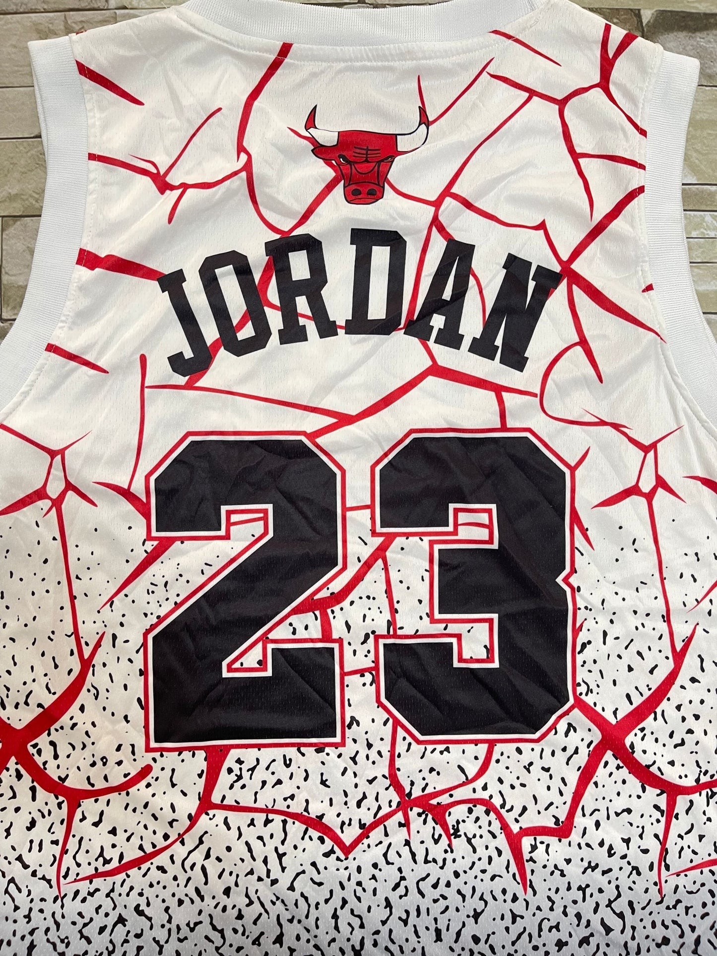 Men's Chicago Bulls Michael Jordan White/Black Classics Swingman Player Jerseys