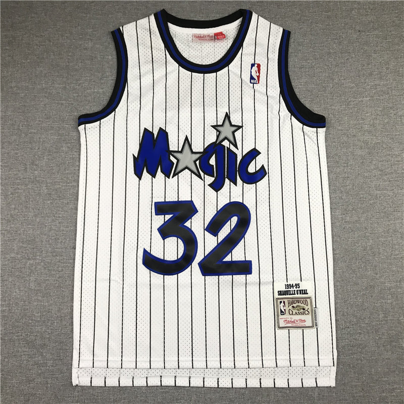Men's Orlando Magic Shaquille O'Neal White Classics 1994-95 Swingman Jerseys