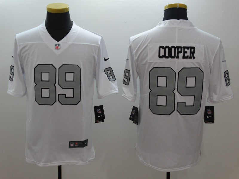 Men's Las Vegas Raiders Amari Cooper #89 White Game Player Jerseys