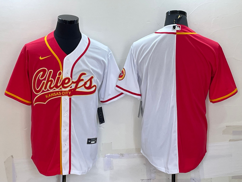 Men's Kansas City Chiefs Red/White Blank Jerseys