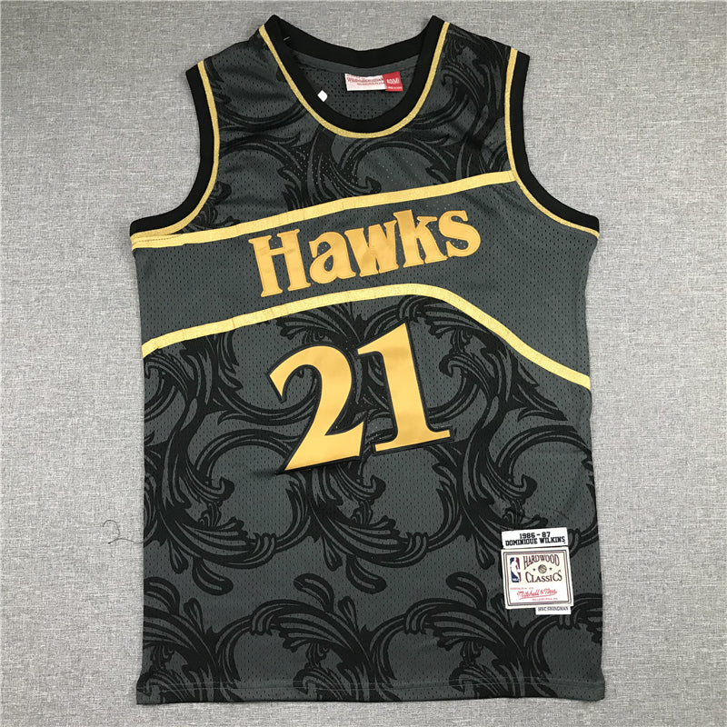 Men's Atlanta Hawks Dominique Wilkins 1986-87 Hardwood Classics Swingman Jerseys